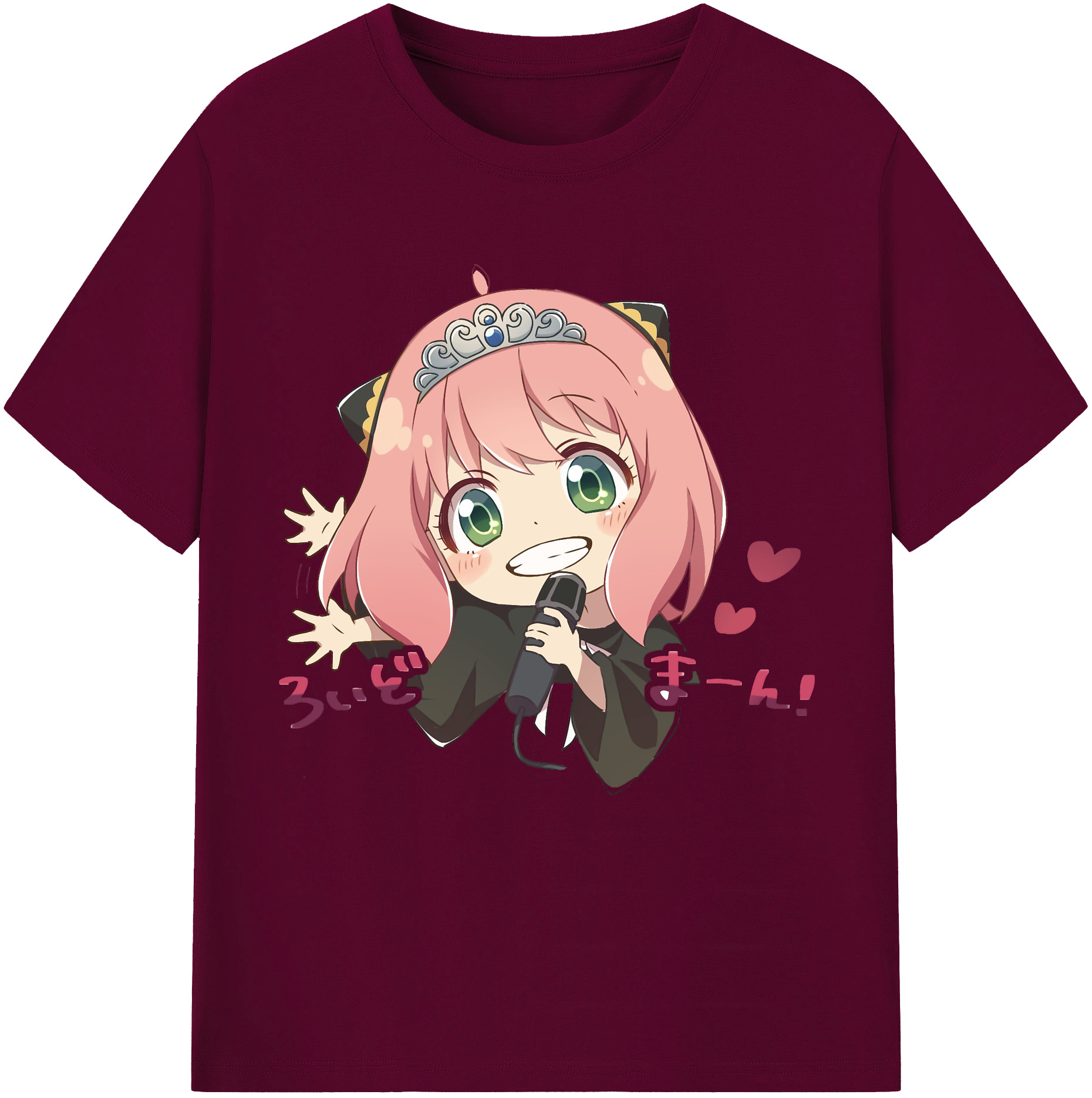 （画像用） SPY×FAMILY间谍家家酒 レディースカジュアルプリントTシャツ（綿100％）